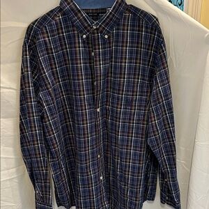 Chaps Men's Blue Plaid Shirt